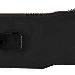 Templar Knife MZBR121 Premium Weighted  Slim 3.16" OTF Dagger Plain Black Oxide Stonewashed D2 Steel Blade, 4.93" Black Aluminum/Rubber Handle