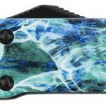 Templar Knife MZMOS121 Premium Weighted  Slim 3.16" OTF Dagger Plain Black Oxide Stonewashed D2 Steel Blade, 4.93" Mossy Oak Seafoam Aluminum Zinc Alloy Handle