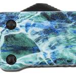 Templar Knife SZMOS321 Premium Weighted  Small 3" OTF Drop Point Plain Black Oxide Stonewashed D2 Steel Blade, 4.50" Mossy Oak Seafoam Aluminum Zinc Alloy Handle