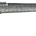 Christensen Arms CA10269815323 Summit TI  Full Size 28 Nosler 3+1, 26" Natural Titanium Steel Threaded Barrel, Natural Titanium Aluminum Receiver, Green w/Black/Tan Webbing Fixed Thumbhole Stock