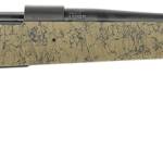 Howa HHS43163 M1500 HS Precision 308 Win 5+1 22" Threaded Barrel, Black Metal Finish, Green with Black Webbing Fixed HS Precision Stock