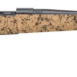 Howa HHS43334 M1500 HS Precision 300 Win Mag 3+1 24" Blued Threaded Barrel/Rec, Tan with Black Webbed HS Precision Stock
