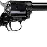 Heritage Mfg RR22MB4PG Rough Rider 22 LR/22 WMR 6 Shot, 4.75" Black Steel Barrel, Black Cerakote Zinc Alloy Frame, Black Cerakote Cylinder, Black Polymer Grip, Hammer/Thumb Safety, Exposed Hammer