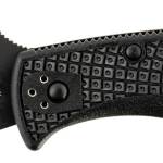 Spyderco C91PBBK2 Pacific Salt 2 3.78" Folding Drop Point Plain Black H2 Steel Blade/ Black Textured FRN Handle