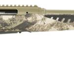 Savage Arms 58023 Impulse Big Game 243 Win 4+1 22" Threaded, Hazel Green Barrel/Rec, Woodland Camo AccuStock with AccuFit, Includes Detachable Box Mag