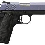 Browning 051894490 1911 Black Label Compact Frame 22 LR 10+1, 3.63" Matte Stainless Steel Barrel, Crushed Orchid Cerakote Serrated Slide, Matte Black Polymer Frame w/Beavertail