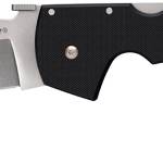 Cold Steel CS62MGC Espada  XL 7.50" Folding Clip Point Plain AUS-10A SS Blade/9.25" Black w/Polished Bolsters G10 Handle Includes Belt Clip