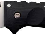 Cold Steel CS30U Ultimate Hunter  3.50" Folding Drop Point Plain American S35VN Blade/5" Black G10 Handle Includes Belt Clip