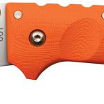 Cold Steel CS30URY Ultimate Hunter  3.50" Folding Drop Point Plain American S35VN Blade/5" Orange G10 Handle Includes Belt Clip