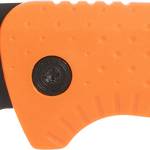 S.O.G SOG13110243 Adventure LB 3.50" Folding Plain Orange Black TiNi 5Cr15MoV Blade, Blaze Orange Textured GRN Handle