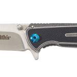 Smiths Products 51275 Imfima  3.26" Folding Drop Point Plain Bead Blasted 3Cr13MoV SS Blade/ Bead Blasted Stainless Steel Handle Includes Pocket Clip