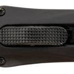 Steel River Knives MA163BD Spartan Mini 2.70" OTF Dagger Plain Black/Silver 440C SS Blade/ Black w/Carbon Fiber Inlay Aluminum Zinc Alloy Handle