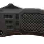 Steel River Knives MT616BDP Spartan Mini 2.75" OTF Drop Point Plain Black/Silver 440C SS Blade/ 4.25" Black Aluminum Zinc Alloy Handle