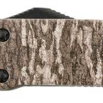 Templar Knife MAMOB121 Premium LW Slim 3.16" OTF Dagger Plain Black Oxide Stonewashed Powder Coated D2 Steel Blade, 4.93" Mossy Oak Bottomland Aged Aluminum Handle