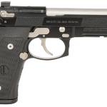 Langdon Tactical Tech LTT92ECB Beretta 92 Elite 9mm Luger 18+1 4.70" Target Crown Steel Barrel, Black Serrated Steel Slide, Black Frame w/Picatinny Rail, Black VZ G10 Grip