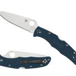 Spyderco C10FPK390 Endura 4 Lightweight 3.80" Folding Plain Stonewashed K390 Steel Blade Includes Pocket Clip