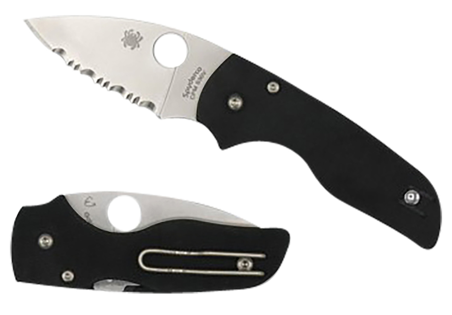 Spyderco C230GP Lil' Native  2.42" Folding Plain Satin CPM S30V SS Blade/Black Textured G10 Handle Includes Pocket Clip