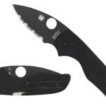 Spyderco C230GPBBK Lil' Native 2.42" Folding Plain Black DLC CPM S30V SS Blade/Black Textured G10 Handle Includes Pocket Clip