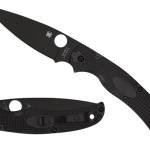 Spyderco C244PBBK Native Chief Lightweight 4.02" Folding Plain Black DLC CTS BD1N SS Blade/Black Textured FRN Handle Includes Pocket Clip