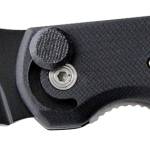 Camillus 19080 Cuda Bolt 3.75" Folding Drop Point Plain Black Carbonitride Titanium AUS-8A SS Blade, Black/Silver Aluminum/G10 Handle