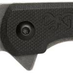Browning 3220514 Branded Rock  EDC 3" Folding Drop Point Plain Black Stonewashed 7Cr17MoV SS Blade, Black G10 Handle