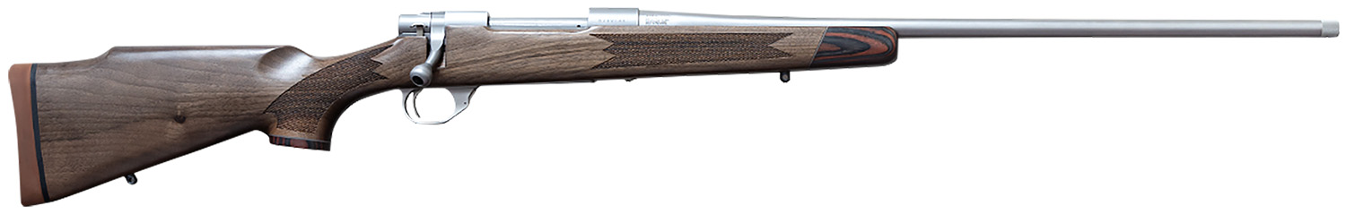 Howa HWH65CSLUX M1500 Super Deluxe Full Size 6.5 Creedmoor 4+1 22" Black Threaded Barrel, Black Drilled & Tapped Steel Receiver, Turkish Walnut Fixed Stock