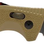 S.O.G SOG11121241 Trident AT 3.70" Folding Tanto Plain Black TiNi Cryo D2 Steel Blade, Flat Dark Earth Textured GRN Handle, Peg Box Pkg