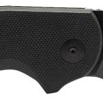 S.O.G SOG16030757 Stout SJ 2.60" Folding Clip Point Plain Stonewashed Cryo D2 Steel Blade/ Black Textured G10 Handle Includes Belt Clip, Presentation Box