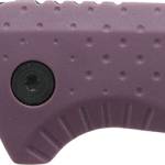S.O.G SOG13110443 Adventure LB 3.50" Folding Drop Point Plain Black TiNi 5Cr15MoV Blade, Dark Purple Textured GRN Handle