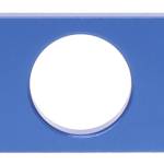 Cold Steel CSKS21CC Dual Edge Pocket Knife Sharpener Blue Aluminum, Carbide/Ceramic Sharpener, Coarse/Fine Blue