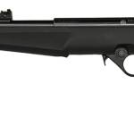 Rossi RB22L1611EN01 RB22 US Flag Compact 22 LR 10+1 16.50" Matte Black Threaded Barrel, Black Aluminum Receiver, Black w/US Flag Synthetic Fixed Stock