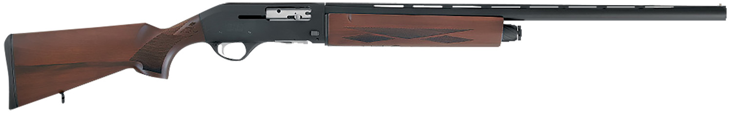 Escort HEAS202805W2 WS  Full Size 20 Gauge Semi-Auto 3" 4+1 28" Black Chrome Vent Rib Barrel, Black Anodized Grooved Aluminum Receiver, Adjustable Turkish Walnut Stock