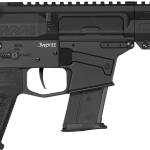 CMMG 57A340FAB Banshee MK57 5.7x28mm 20+1 8" Black Nitride Medium Taper Threaded Barrel, EML 7" M-LOK Handguards, Black Armor Cerakote Aluminum Picatinny Rail Receiver, CMMG Zeroed Grips