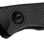 Hogue 35836 Expel 2.50" Folding Scalpel Plain Satin High Carbon Steel Blade, Black Textured G10 Scales/SS Handle