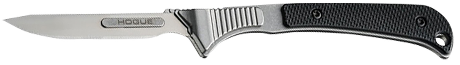 Hogue 35876 Expel  2.050" Fixed High Carbon Steel Blade, Black G10 Scales/SS Handle, Includes 3 #60 & 2 #70 blades.