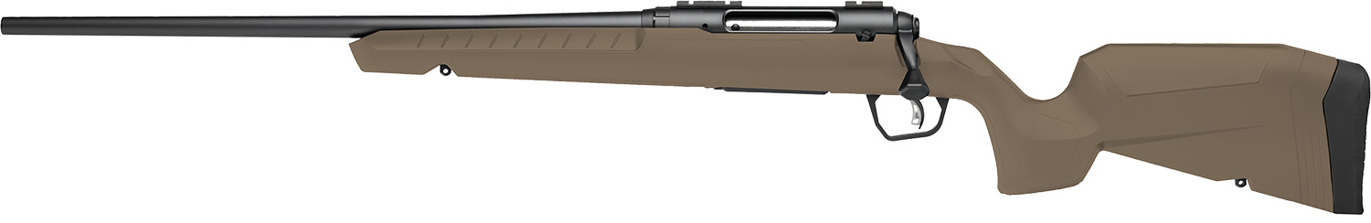 Savage Arms 32086 Axis 2  7mm-08 Rem 4+1 22" Matte Black Sporter Barrel, Matte Black Drilled & Tapped Steel Receiver, Fixed Flat Dark Earth Synthetic Stock, Left Hand