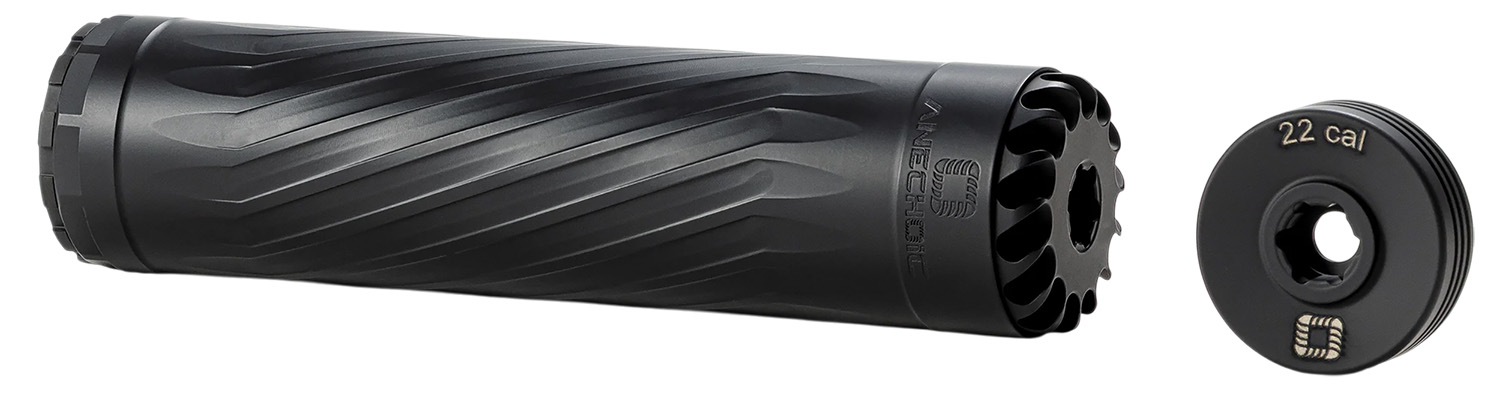 Anechoic X223B Anechox 223  223/5.56mm/22-250Rem Black Stainless Steel/Titanium 1 3/8"x24 w/ 1/2"x28 DTA