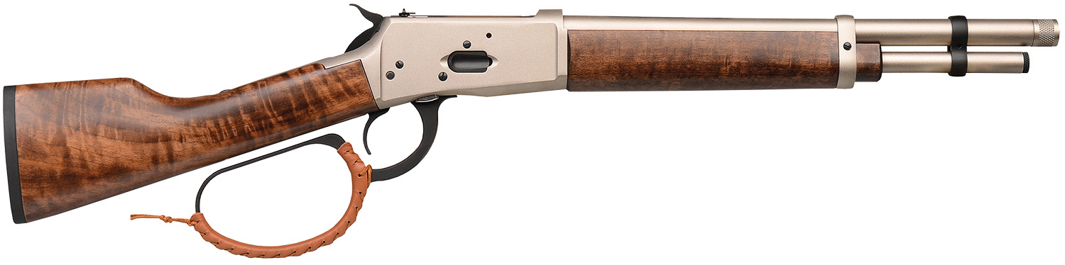 Gforce Arms GFLVR44PN Saddlehorn  44 Mag 5+1 12" Nickel Threaded Barrel & Receiver, Turkish Walnut Stock & Forend, Thread Protector