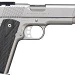 Kimber Mfg.,inc 3200107CA Stainless Target II (CA) 10mm 8+1 5" Satin Silver Front Serrations Stainless Steel Slide Black Synthetic Double-Diamond Checkering Grip
