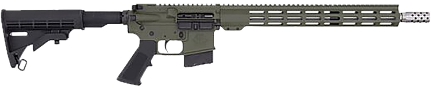 Great Lakes Firearms GL15350SSODG16 GLFA  350 Legend 5rd 18" Stainless Threaded Barrel, OD Green Cerakote Picatinny Rail Aluminum Receiver, M-LOK Handguard, Black Synthetic Stock, Mil-Spec Grip
