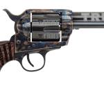 Traditions SAT73002FT 1873 Trump-Fight 45 Long Colt 6 Shot 4.75" Blued "Trump" w/Engraved Barrel, "Fight" Engraved Cylinder, Color Case Hardened Steel Frame, Walnut w/Trump Design Grip, Exposed Hammer