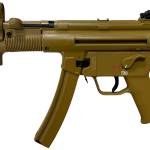 HK 810010779mm Luger 10+1 4.53" Black Navy-Style Threaded Barrel, Flat Dark Earth Earth Cerakote Steel Receiver & Frame, FDE Polymer Grip, 2 Magazines