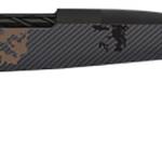 Fierce Firearms TWROG270WIN22BT Twisted Rogue 270 Win 22" Armour Lube Black Steel Threaded Barrel, Drilled & Tapped Steel Receiver, LR Negative Comb Trophy Camo Carbon Fiber Stock