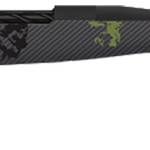 Fierce Firearms TWROG308WIN22BF Twisted Rogue 308 Win 22" Armour Lube Black Steel Threaded Barrel, Drilled & Tapped Steel Receiver, LR Negative Comb Forest Camo Carbon Fiber Stock
