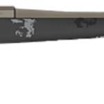 Fierce Firearms FRXP7MMBC20TP Twisted Rival XP 7mm BC 20" Tungsten Cerakote Fluted Threaded Barrel, Drilled & Tapped Stainless Steel Receiver, LR Negative Comb Phantom Camo Carbon Fiber Stock