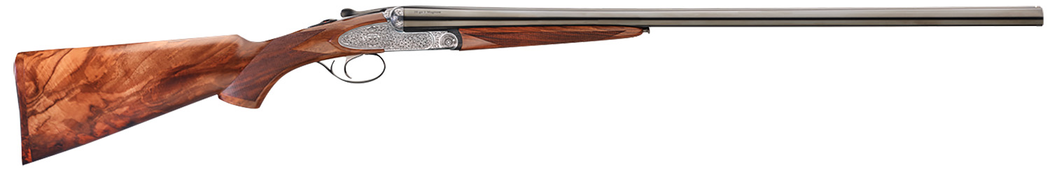 Rizzini USA 72022826E BR552  28 Gauge 2rd 26" Side By Side Barrel, Steel Engraved Receiver, Fixed w/Pistol Grip Turkish Walnut  Stock