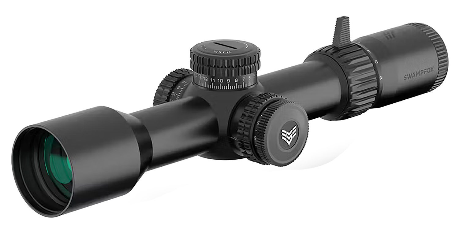 Swampfox Optics TWK525563M Warhawk  Black 5-25x56mm 34mm Tube Sharpshooter MOA Reticle
