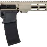 Shark Coast Tactical 300-055-1000-20 Badger  5.56 NATO 30+1 16" Black Nitride Threaded Barrel, Gray & Tan Cerakote Picatinny Rail Aluminum Receiver, Magpul SL-K Black Polymer Stock, Black Polymer Grip