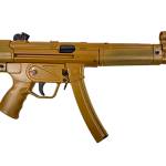 MAC 12750010 5  Exclusive Color 9mm Luger 30+1 8.90" Black Phosphate Steel Threaded Barrel, RAL 8000 Black Optic Cut Receiver/Frame, Black Grip, Ambidextrous