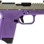 Gforce Arms GF932512PUN Rapture  Sub-Compact Frame 9mm Luger 12+1 3.25" Black Steel Barrel, Nickel Steel Optic Cut/Serrated Slide, Purple Cerakote Polymer Frame, Shield RMSc/RMR Footprint